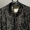 Vintage Gina Bacconi Jacket Lurex Gold And Black With Puff Sleeves Medium 2
