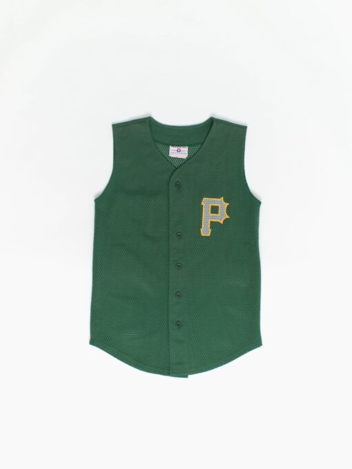 70s Pittsburgh Pirates Sleeveless Baseball Jersey Number 9 In Dark Green Xs