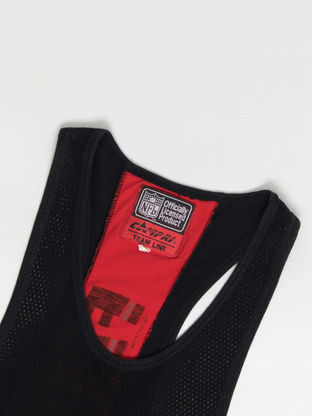 80s Vintage Falcons Jack Davis American Football Muscle Vest Large 2