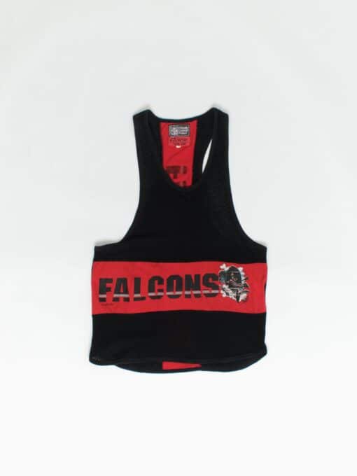 80s Vintage Falcons Jack Davis American Football Muscle Vest Large