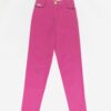 80s Vintage Jeans 28 X 31 Barbie Pink Stretchy Mom Jeans Hot Pink Pants