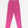 80s Vintage Jeans 28 X 31 Barbie Pink Stretchy Mom Jeans Hot Pink Pants
