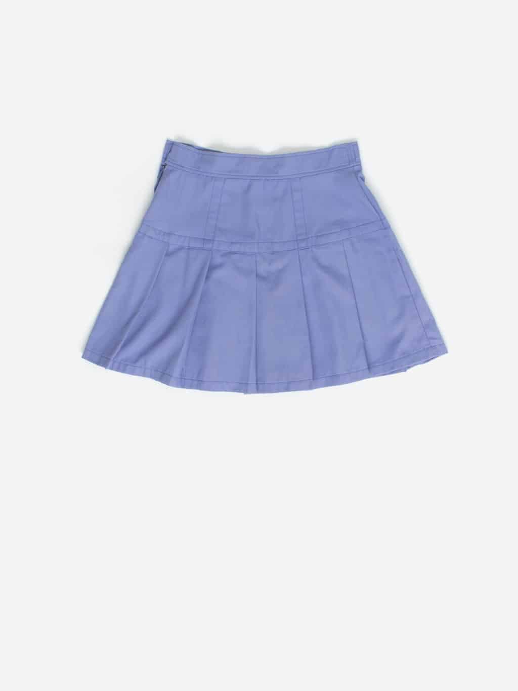 Vintage 80s Adidas Pleated Tennis Skirt In Light Purple Xs Small 3