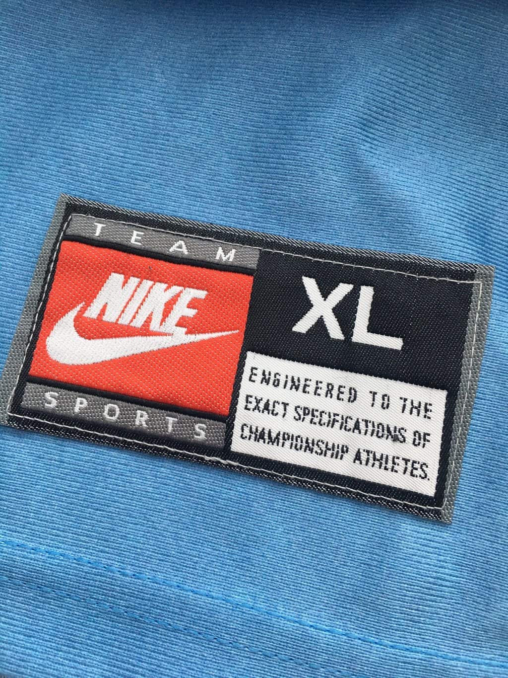 Vintage 90s Nike N Carolina Basketball Jersey Blue And White 2xl 4