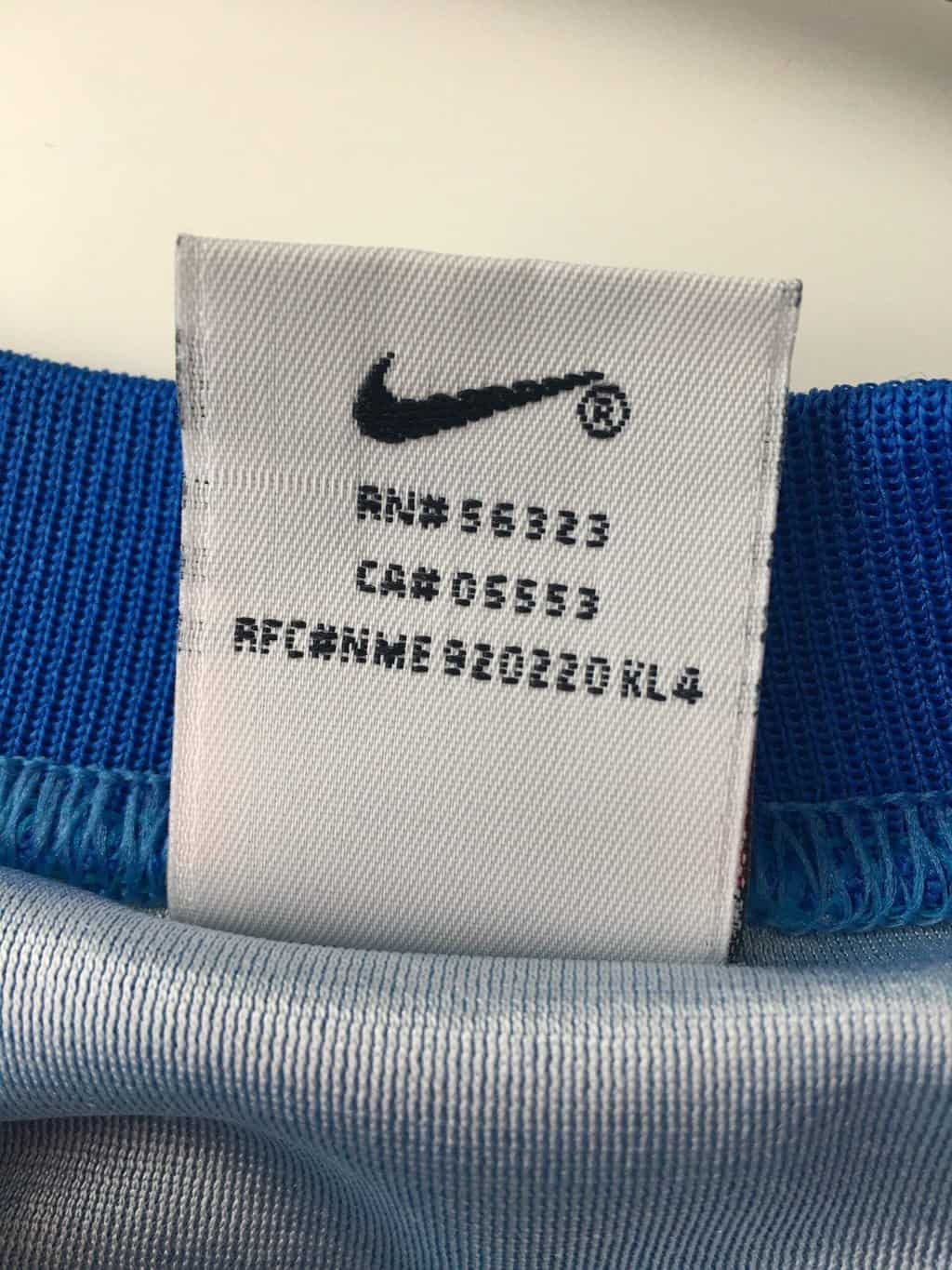 Vintage 90s Nike N Carolina Basketball Jersey Blue And White 2xl 5