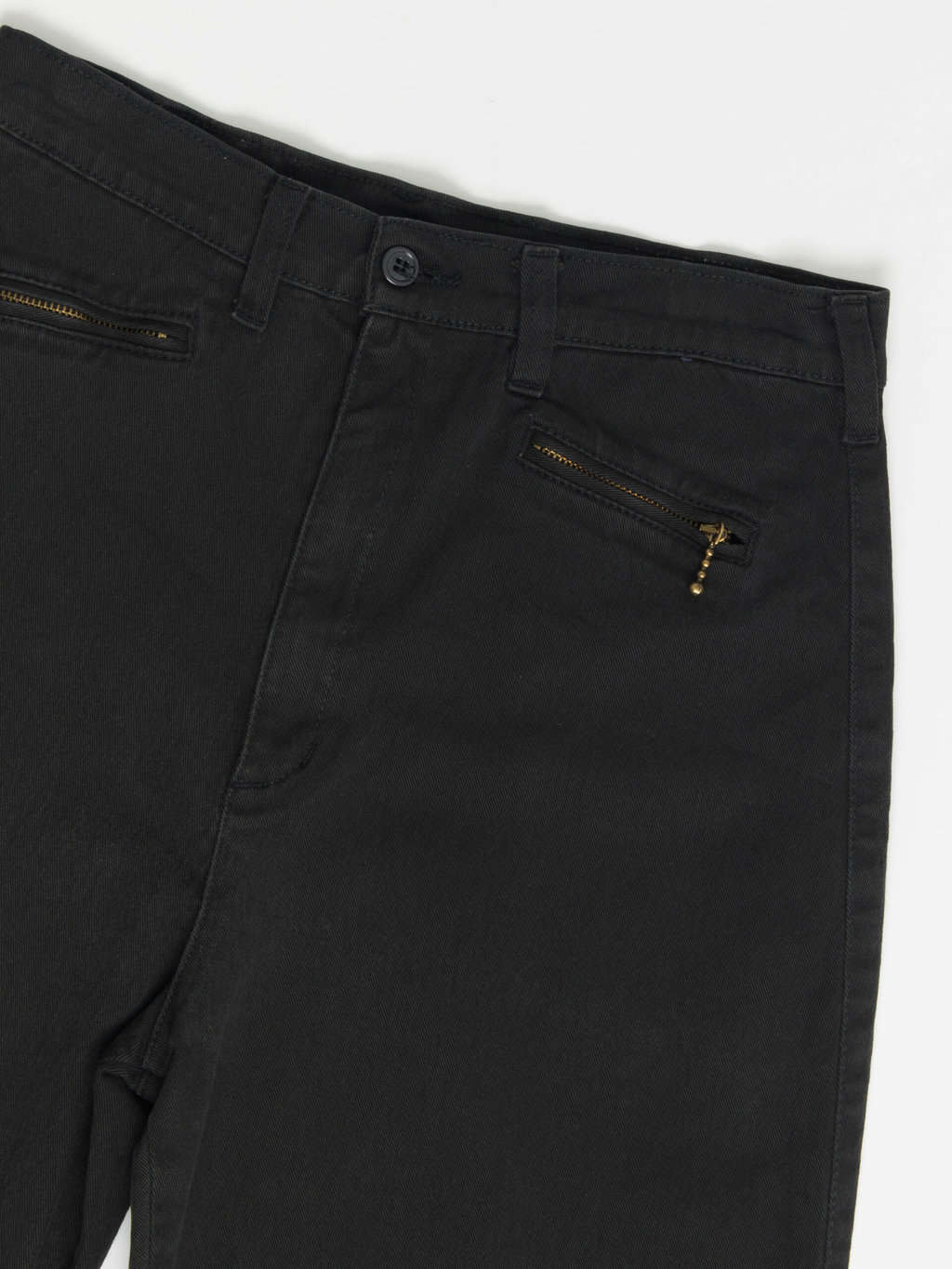 Vintage Black Tapered Trousers 27 X 30 Made In Italy 90s 2