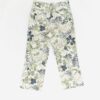 Vintage Cropped Capri Trousers 30 X 245 Green Floral Print 3