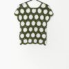 Vintage Green Crochet Vest With A Floral Pattern Small 3