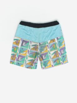 Vintage Le Frog Board Shorts With Funky Surf Print Medium Large 2