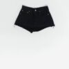 Vintage Levis 501 Denim Shorts 26 Waist Cut Off Raw Hem Black Uk Made 90s Xs Small