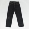 Vintage Levis 501 Jeans 27 X 265 Black Dark Wash Late 2000 2010