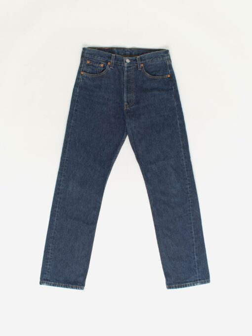 Vintage Levis 501 Jeans 28 X 29 Dark Blue Dark Wash France Made 90s