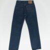 Vintage Levis 501 Jeans 28 X 31 Dark Blue Mid Wash Uk Made Late 80s Early 90s 3