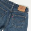 Vintage Levis 501 Jeans 28 X 31 For Women Dark Blue Mid Wash 90s 4