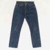 Vintage Levis 501 Jeans 29 X 27 Dark Blue Mid Wash Uk Made 90s