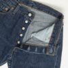 Vintage Levis 501 Jeans 29 X 27 Dark Blue Mid Wash Uk Made 90s 2