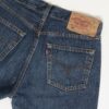 Vintage Levis 501 Jeans 29 X 27 Dark Blue Mid Wash Uk Made 90s 4