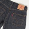 Vintage Levis 501 Jeans 29 X 29 Dark Blue Mid Wash Y2k 4
