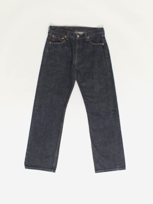 Vintage Levis 501 Jeans 29 X 29 Dark Blue Mid Wash Y2k