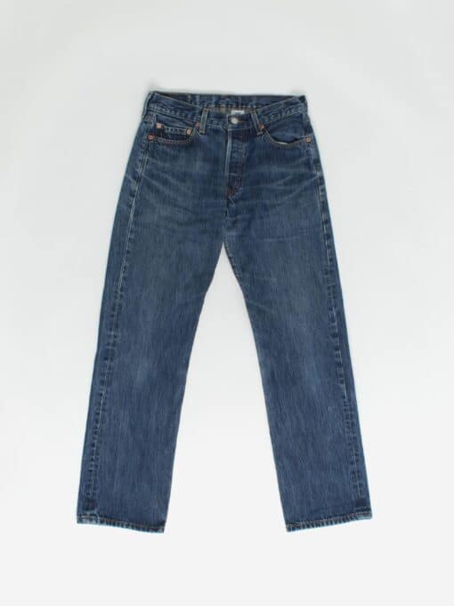 Vintage Levis 501 Jeans 29 X 295 Blue Mid Wash Early 00