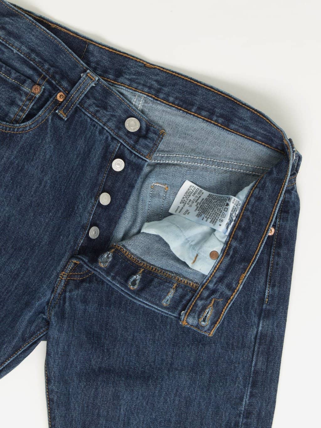 Vintage Levis 501 Jeans 29 X 305 Dark Blue Mid Wash Y2k 2