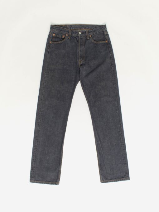 Vintage Levis 501 Jeans 29 X 31 Dark Blue Dark Wash 90s Y2k