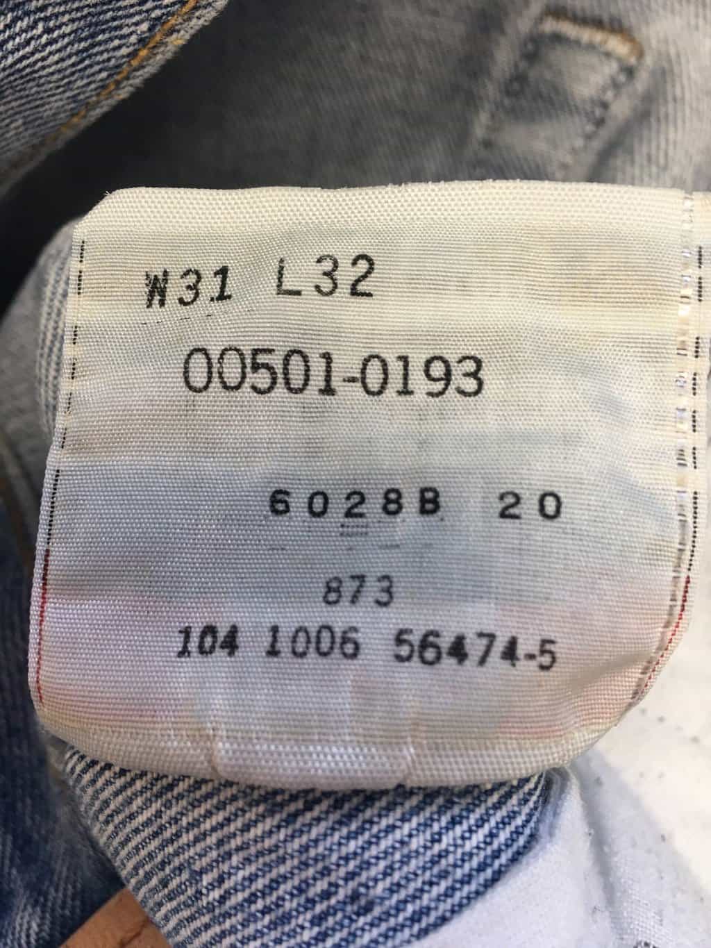 Vintage Levis 501 Jeans 31 X 325 Blue Stonewash 90s 6