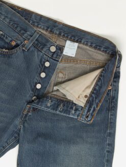 Vintage Levis 501 Jeans 31 X 33 Dark Blue Mid Wash Y2k 2