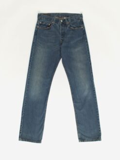 Vintage Levis 501 Jeans 31 X 33 Dark Blue Mid Wash Y2k