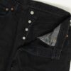 Vintage Levis 501 Jeans 32 X 35 Black Dark Wash Uk Made 90s 2