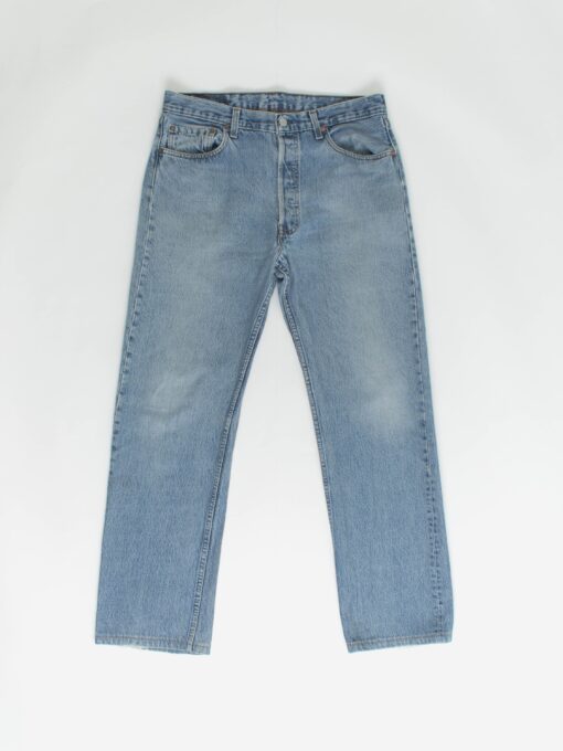 Vintage Levis 501 Jeans 33 X 30 Blue Stonewash Usa Made 90s