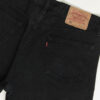 Vintage Levis 501 Jeans 34 X 33 Black Dark Wash Uk Made 90s 2