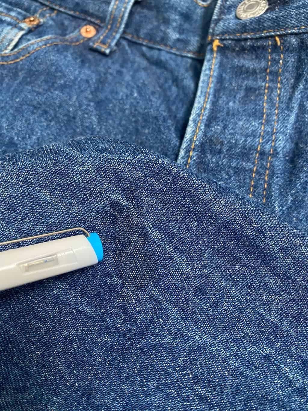 Vintage Levis 501 Jeans 38 X 295 Dark Blue Mid Wash Usa Made 80s 6