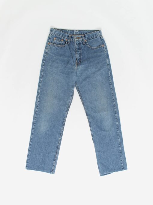 Vintage Levis 615 02 Jeans 28 X 285 Blue Stonewash Uk Made 90s
