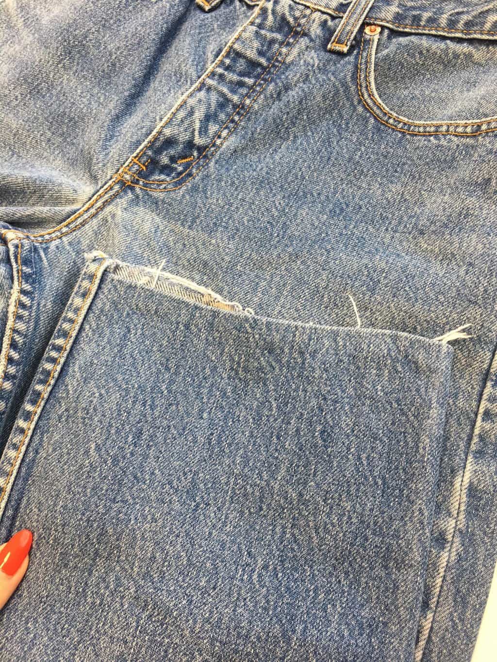 Vintage Levis 615 02 Jeans 28 X 285 Blue Stonewash Uk Made 90s 7