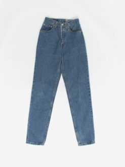 Vintage Levis 901 Jeans 24 X 315 Blue Mid Wash Uk Made 90s