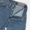 Vintage Levis 901 Jeans 25 X 30 Blue Mid Wash Uk Made 90s Mom Jean 2
