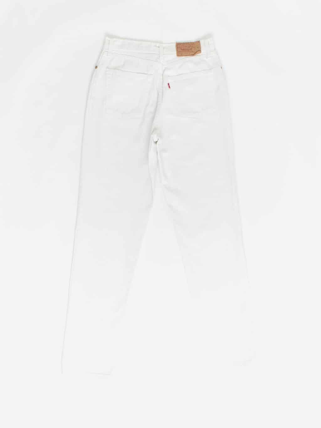 Vintage Levis 901 Jeans 29 X 315 White Uk Made 90s 3