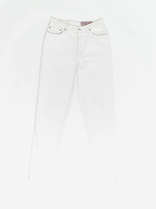 Vintage Levis 901 Jeans 29 X 315 White Uk Made 90s