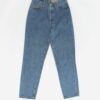 Vintage Levis 901 Jeans 30 X 295 Blue Stonewash Uk Made 90s Mom Jeans