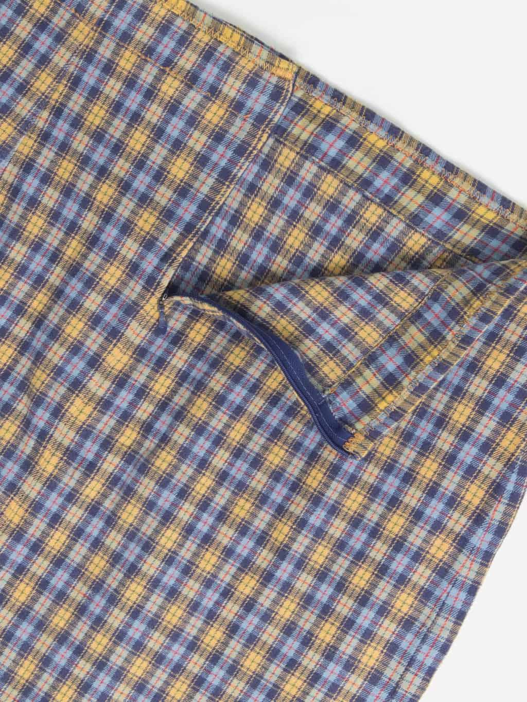 Vintage Oilily Skirt In Purple Yellow Check Medium 2