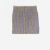 Vintage Oilily Skirt In Purple Yellow Check Medium 3