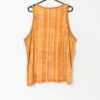 Vintage Sports Jersey Orange With Aztec Print Medium Large 2
