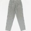 Vintage Striped Trousers 29 X 295 Blue Yellow And White With Belt Loops 90s Uk12 3