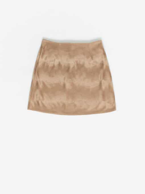 Vintage Y2k Faux Fur Mini Skirt Medium