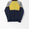 70s Vintage Adidas Track Jacket Navy Grey And Yellow Small 3