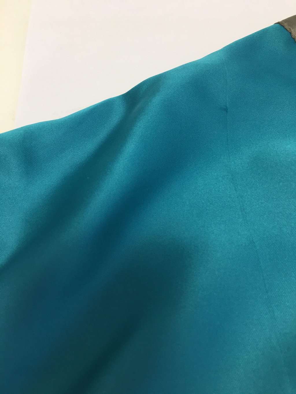 80s Vintage Track Jacket In Teal Blue Grey Bronze And White Xl 6