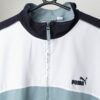 90s Vintage Puma Track Jacket In Blue White And Navy Large 2