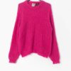 Pink Vintage Jumper By John Molloy Mohair Bland Hand Knitted In Ireland Medium