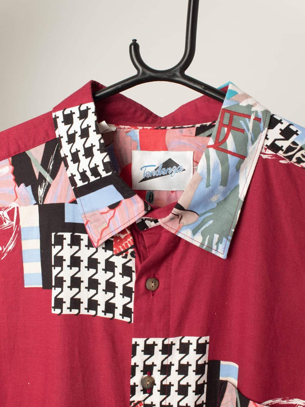 Vintage 80s Vogue Cover Print Shirt In Red With 1920s Fashionista Portrait Xl 2xl 2